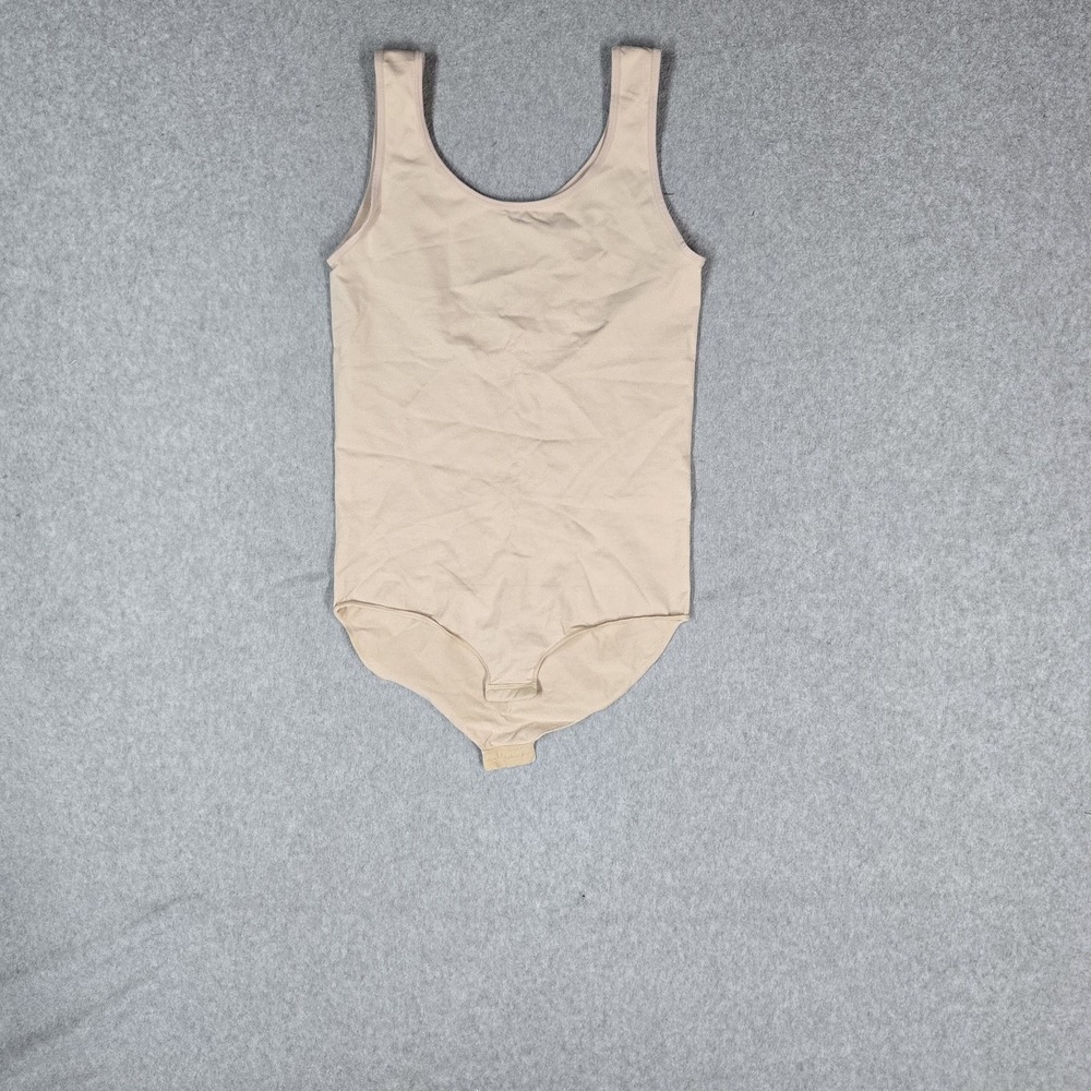 Spanx Women Shapewear XL Beige One Piece Wide Strap Smoothing‎